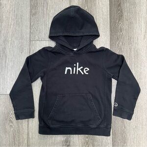 NIKE CORE HYBRID PULLOVER HOODED SWEATSHIRT BLACK SMALL